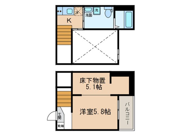 プレミア中島の物件間取画像